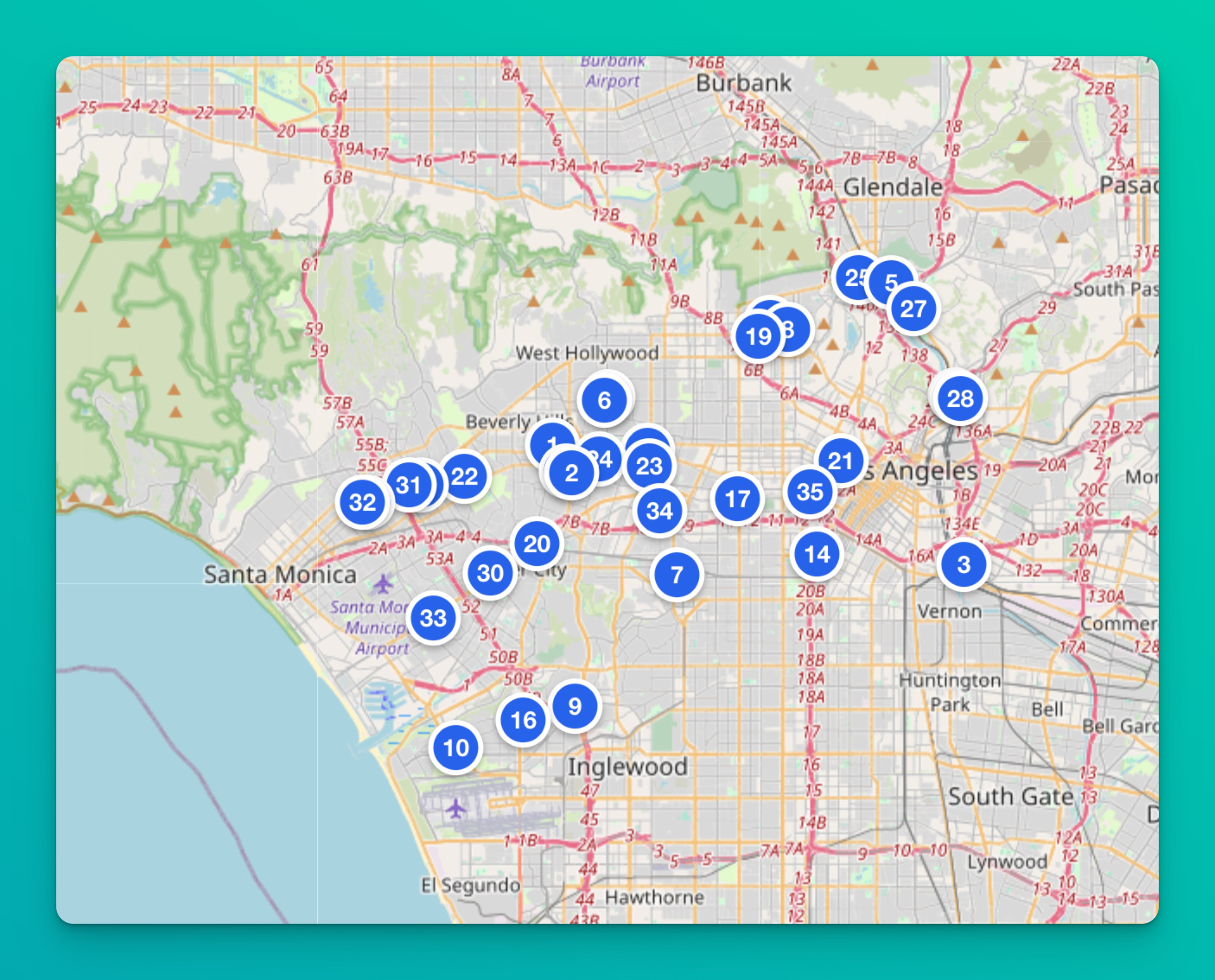 frniture donation map