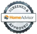 Insignia de HomeAdvisor: Evaluado y Aprobado