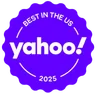 Insignia de Yahoo "Lo mejor de EE. UU." 2025