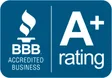 Insignia de calificación A+ de BBB Better Business Bureau)